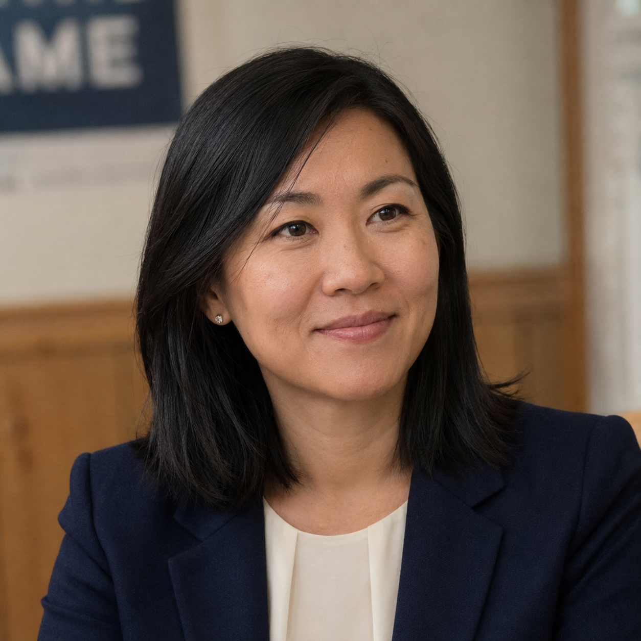 Rep. Stephanie Hu in her district office